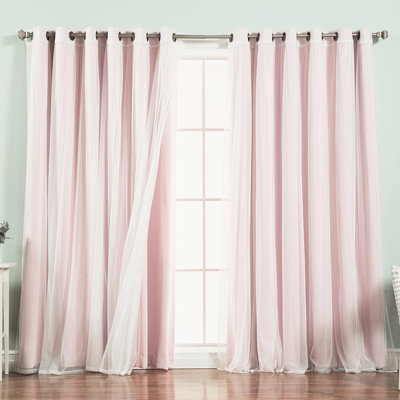 Blackout Pink Curtains Amp Drapes You Ll Love In 2020 Wayfair